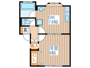 コーポすまいるの物件間取画像